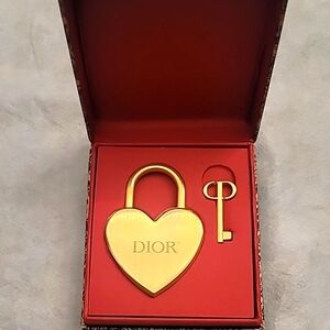 Christian Dior lock and key NWOT